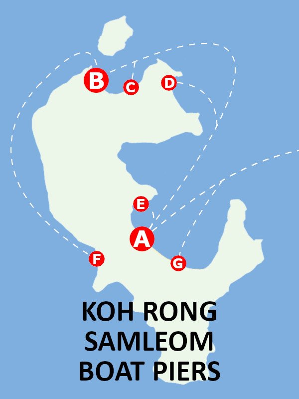 Koh Rong Samloem Boat Piers